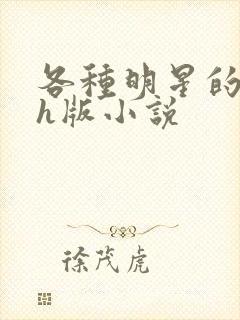 各种明星的综艺h版小说