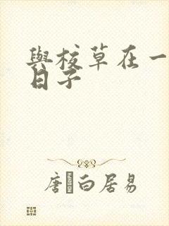 与校草在一起的日子
