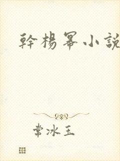 干杨幂小说