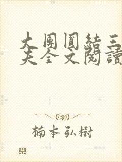 大团圆结三女一夫全文阅读