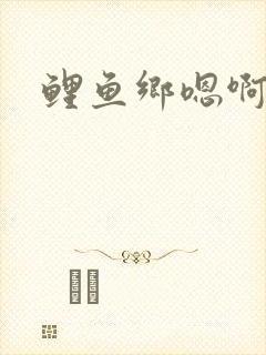 鲤鱼乡嗯啊封面