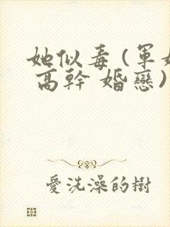她似毒 (军婚 高干 婚恋)完结