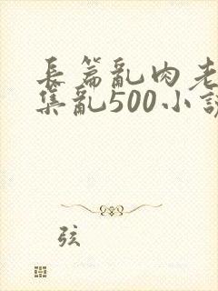 长篇乱肉老师合集乱500小说