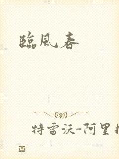 临风春封面