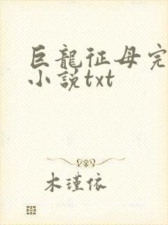 巨龙征母完结版小说txt封面
