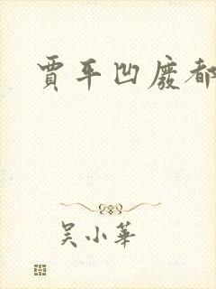 贾平凹废都封面