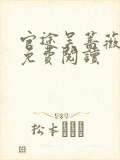 官途吴蔷薇全文免费阅读