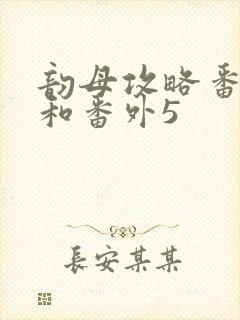 韵母攻略番外4和番外5封面