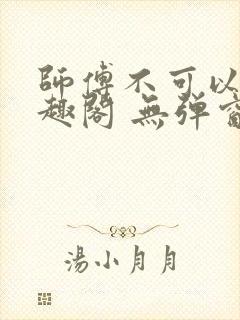 师傅不可以 笔趣阁 无弹窗封面
