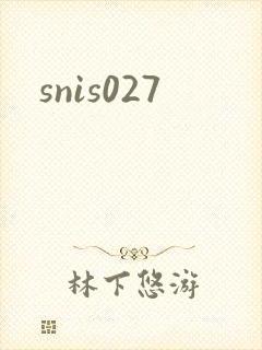 snis027封面