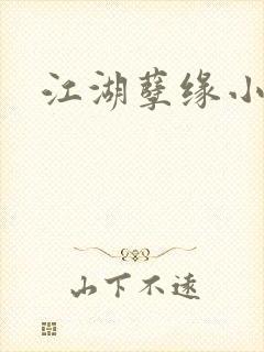 江湖孽缘小说封面