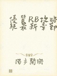 优质RB攻略系统最新章节封面
