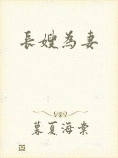 长嫂为妻封面