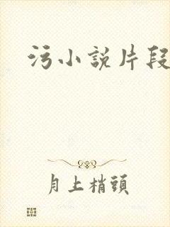 污小说片段