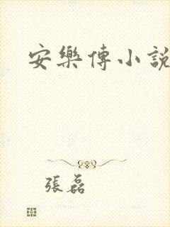 安乐传小说封面