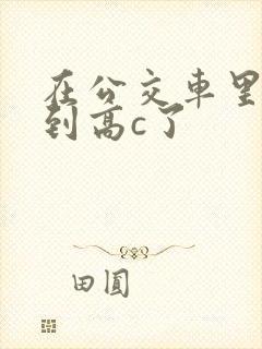 在公交车里c弄到高c了封面