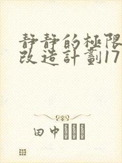 静静的极限自我改造计划17封面
