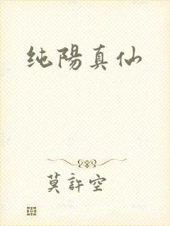 纯阳真仙封面