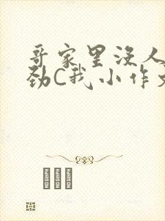 哥家里没人使点劲C我小作文封面