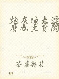 炮灰他太漂亮怎么办免费阅读