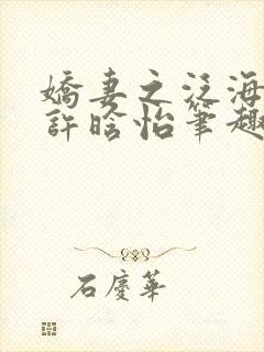 娇妻之泛海之舟许晗怡笔趣阁