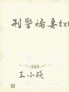 刑警娇妻txt