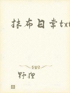 抹布日常txt