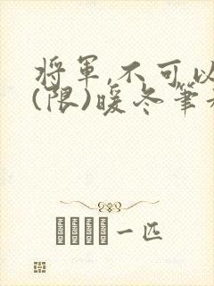 将军,不可以!(限)暖冬笔趣阁免费阅读