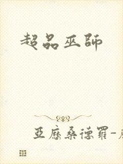 超品巫师封面
