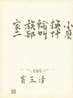 家族轮换小说第二部叫什么名字