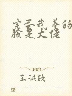 完蛋我养的小白脸是大佬