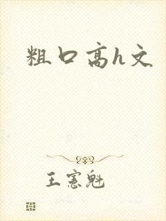 粗口高h文