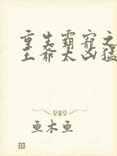重生霸宠之摄政王爷太凶猛
