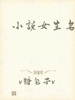 小说女生名字