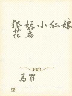 狐妖小红娘两生花篇封面