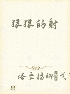 狠狠的射