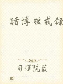 赌博破戒录