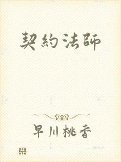 契约法师封面