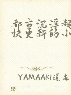 都市沉浮超前超快更新的小说