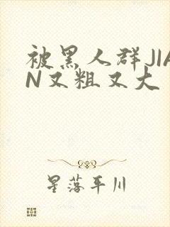 被黑人群JIAN又粗又大