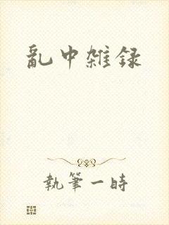 乱中杂录