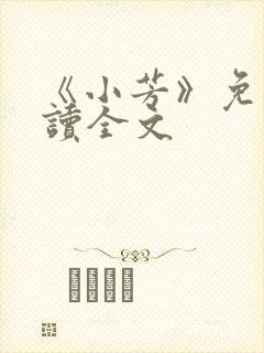 《小芳》免费阅读全文封面
