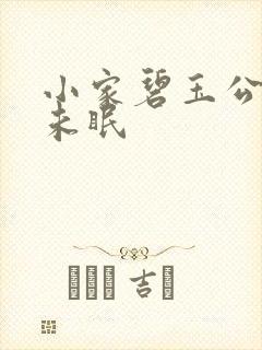 小家碧玉公主夜未眠封面