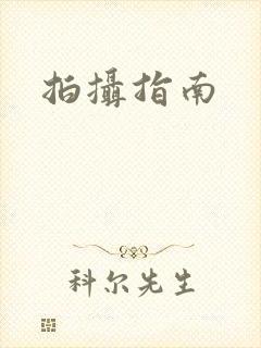 拍摄指南