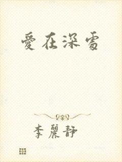 爱在深处封面