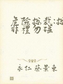危险总裁:总裁非礼勿碰封面