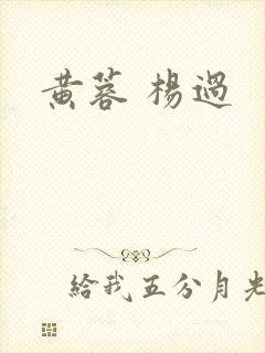 黄蓉 杨过