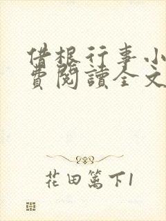 借根行事小说免费阅读全文在线阅笔趣无弹窗