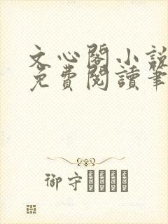 文心阁小说全文免费阅读笔趣阁