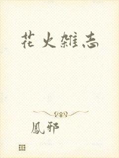 花火杂志封面